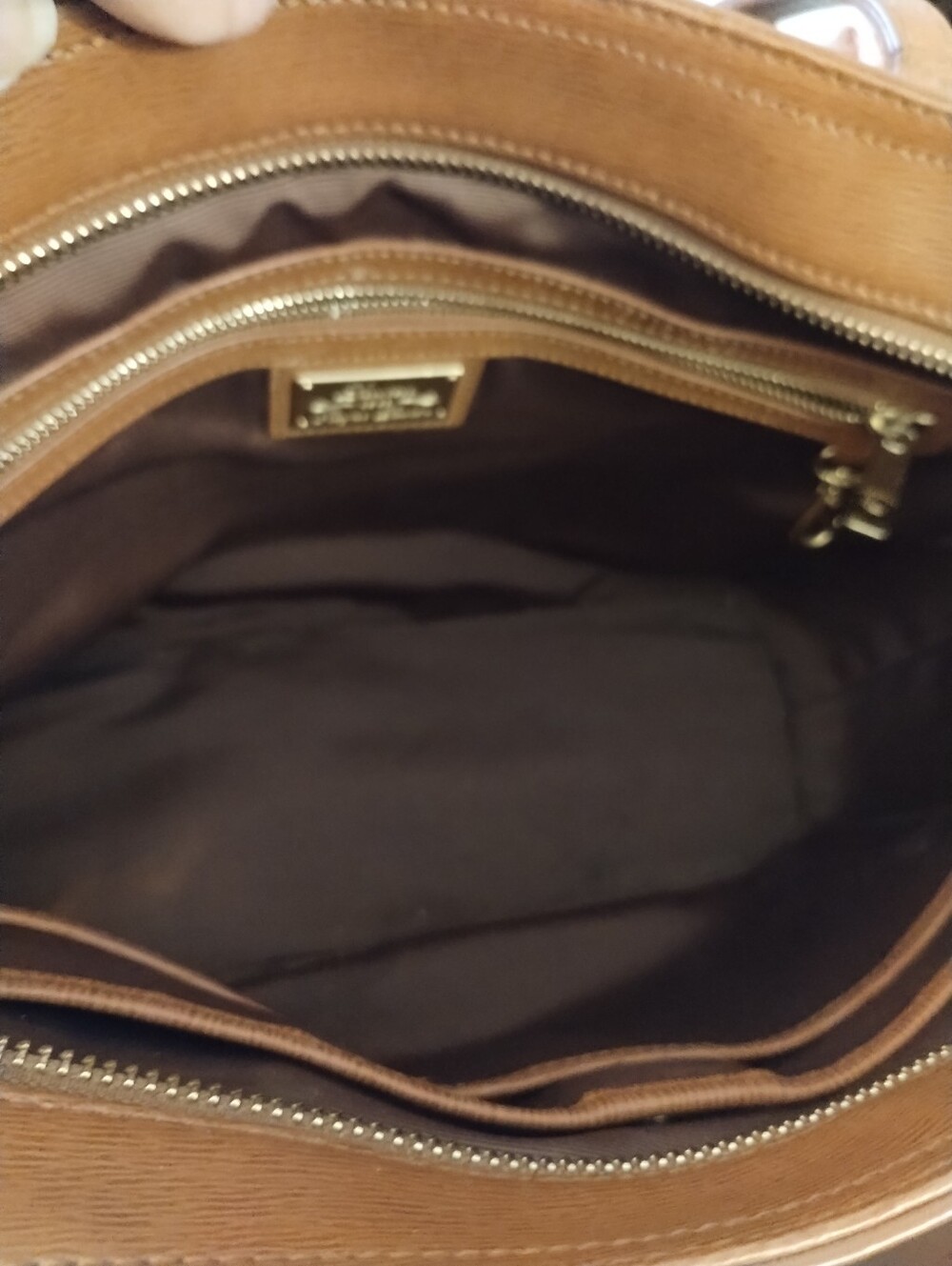 Ralph Lauren Brown Leather Zip Tote - Picture 8 of 10